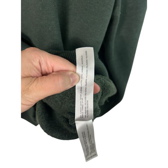 Christmas Denim & Flower Ricky Singh Sweatshirt‎ L Green Teddy Bear - Picture 6 of 8